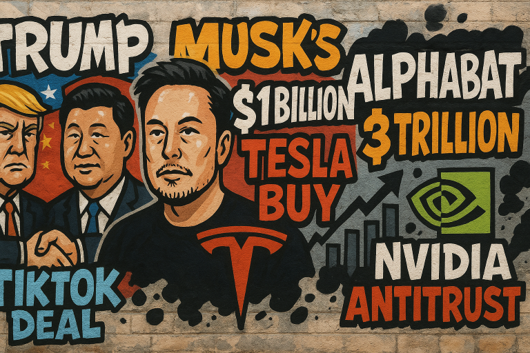 Evening digest: Musk buys $1B Tesla shares, Google hits $3T, US China nears TikTok deal