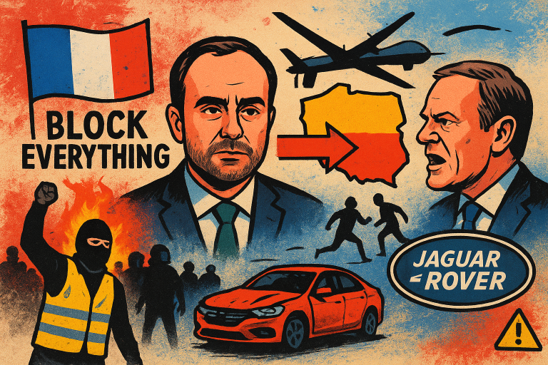 Europe bulletin: France’s new PM amid protests, Poland on edge, JLR cyber fallout