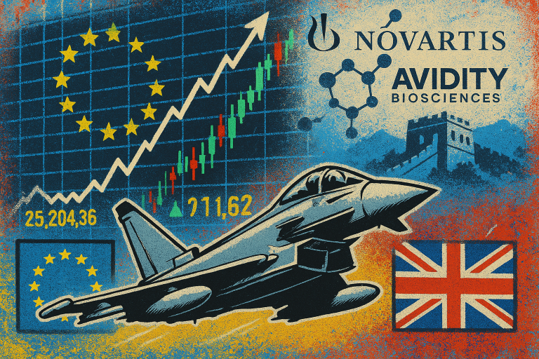 Europe bulletin: UK-Turkey jet deal, market gains, and Novartis’ $12B RNA bet