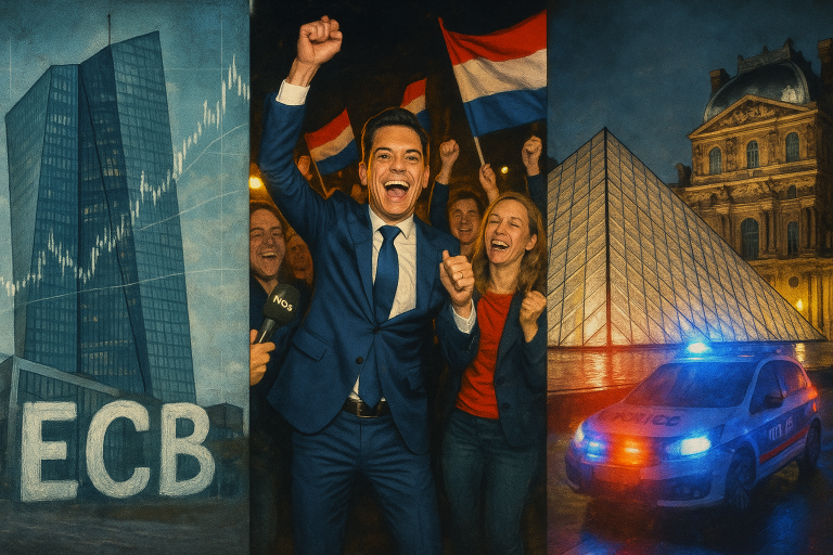 Europe bulletin: ECB holds rates steady, Dutch election, and Louvre heist arrests rise