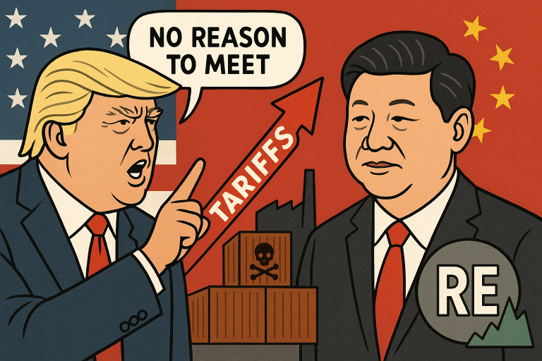 Trump says ‘no reason’ to meet China’s Xi, threatens massive tariff hike