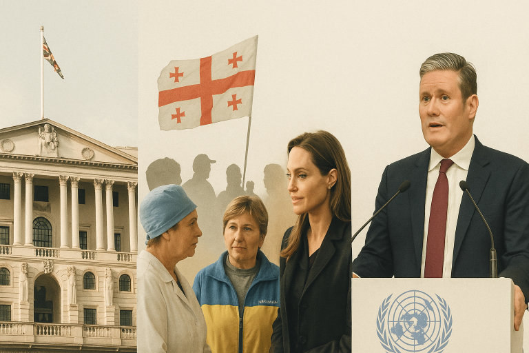 Europe bulletin: BoE rate decision, Georgia political crackdown, Angelina Jolie visits Ukraine