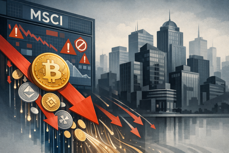MSCI exclusion to cause $15B asset sales by crypto treasury firms