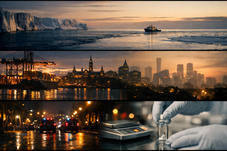 Evening digest: Trump threatens Greenland tariffs, backs Venezuela’s Rodríguez, Canada resets China trade