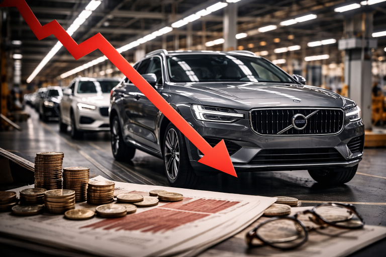 Volvo Cars shares plunge 25% as tariffs and weak demand hit profits